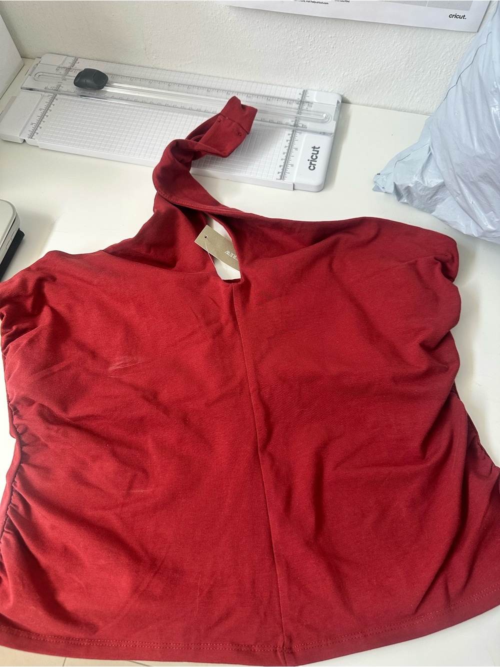 Women’s J. Crew Halter Red Tank Top